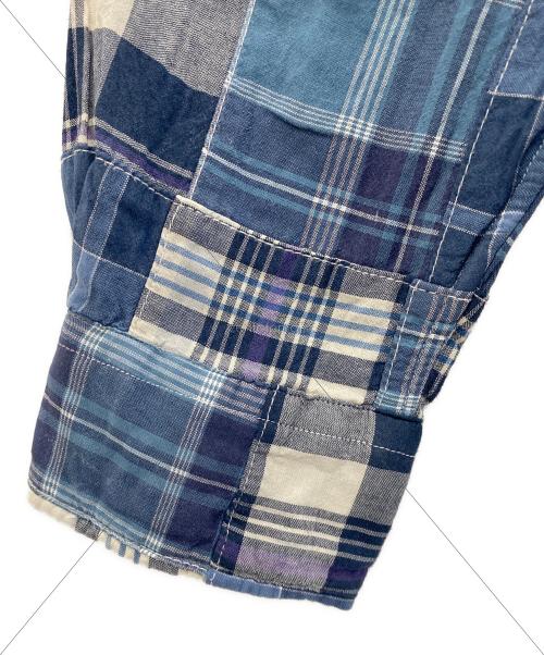 POLO RALPH LAUREN（ポロ・ラルフローレン）POLO RALPH LAUREN (ポロ・ラルフローレン) CLASSIC FIT パッチワークシャツ ネイビー サイズ:Sの古着・服飾アイテム