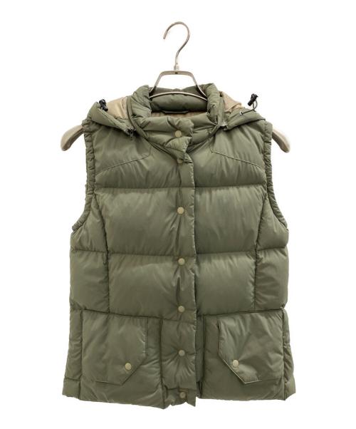 Eddie Bauer（エディーバウアー）Eddie Bauer (エディーバウアー) ダウンベスト カーキ サイズ:Sの古着・服飾アイテム