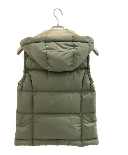 Eddie Bauer（エディーバウアー）Eddie Bauer (エディーバウアー) ダウンベスト カーキ サイズ:Sの古着・服飾アイテム