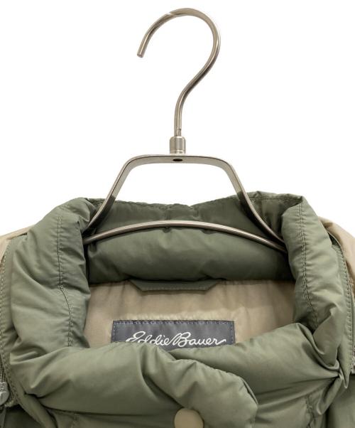 Eddie Bauer（エディーバウアー）Eddie Bauer (エディーバウアー) ダウンベスト カーキ サイズ:Sの古着・服飾アイテム