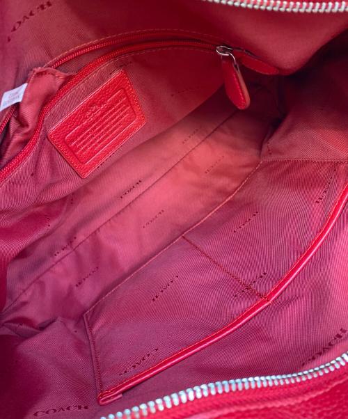 COACH（コーチ）COACH (コーチ) ショルダーバッグ レッドの古着・服飾アイテム