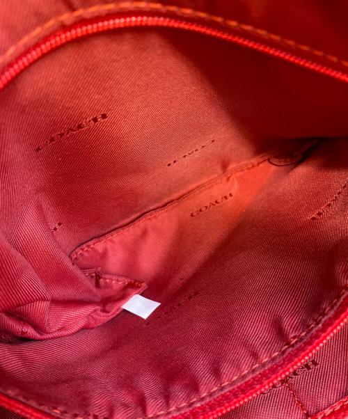 COACH（コーチ）COACH (コーチ) ショルダーバッグ レッドの古着・服飾アイテム