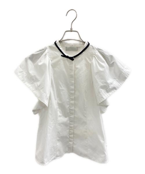 CELFORD（セルフォード）CELFORD (セルフォード) ボウタイ付ラグランブラウス ホワイト サイズ:36の古着・服飾アイテム