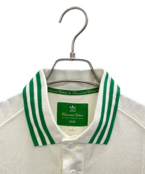 adidas（アディダス）adidas (アディダス) TOURNAMENT EDITION 1949 アイボリー×グリーン サイズ:Sの古着・服飾アイテム