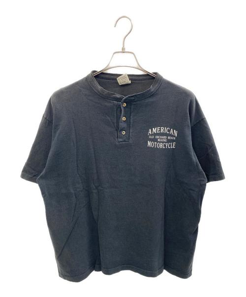 COTTON DELUXE（コットンデラックス）COTTON DELUXE (コットンデラックス) 半袖カットソー ブラック サイズ:Lの古着・服飾アイテム
