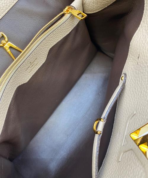 LOUIS VUITTON（ルイ ヴィトン）LOUIS VUITTON (ルイ ヴィトン) カプシーヌMM ベージュの古着・服飾アイテム