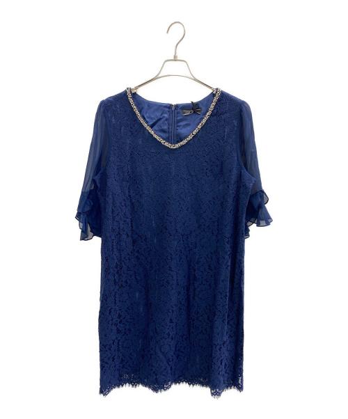 PourVous（プールヴー）PourVous (プールヴー) ドレス ネイビー サイズ:4L 未使用品の古着・服飾アイテム