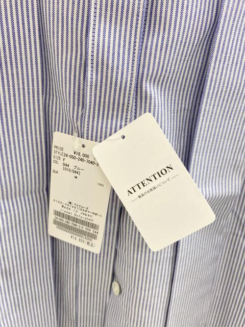 Noble（ノーブル）Noble (ノーブル) 長袖シャツ ブルー サイズ:M 未使用品の古着・服飾アイテム