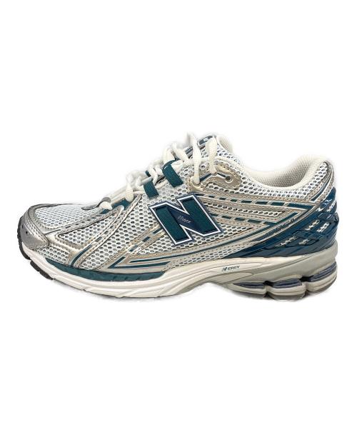NEW BALANCE（ニューバランス）NEW BALANCE (ニューバランス) スニーカー シルバー×グリーン サイズ:26.5の古着・服飾アイテム