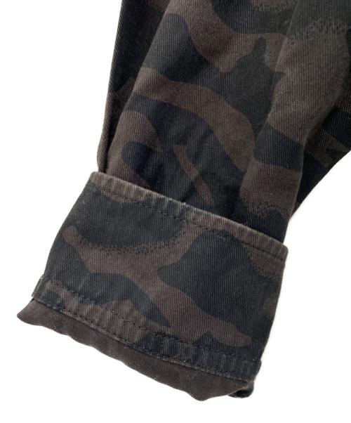 AVIREX（アヴィレックス）AVIREX (アヴィレックス) ファティーグシャツ ブラウン×ブラック サイズ:Mの古着・服飾アイテム