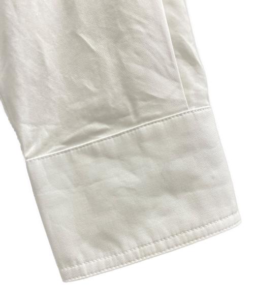 MaxMara（マックスマーラ）MaxMara (マックスマーラ) フロントデザイン比翼ブラウス ホワイト サイズ:40の古着・服飾アイテム