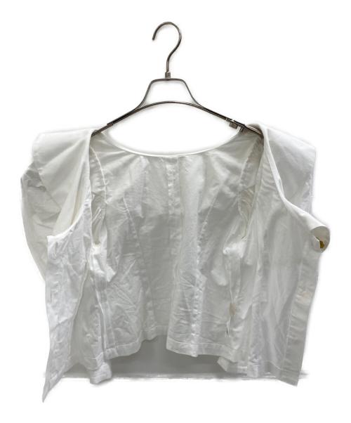 cygne（シーニュ）cygne (シーニュ) 長袖ブラウス ホワイトの古着・服飾アイテム