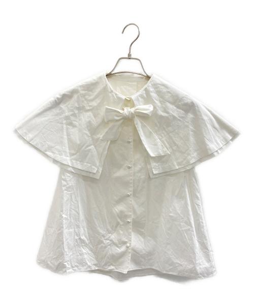 cygne（シーニュ）cygne (シーニュ) 半袖ブラウス ホワイト サイズ:Freeの古着・服飾アイテム