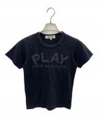 PLAY COMME des GARCONSプレイコムデギャルソン）の古着「半袖カットソー」｜ブラック