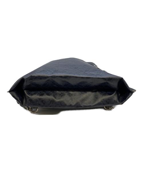 PELLE BORSA（ペレボルサ）PELLE BORSA (ペレボルサ) 3Way リュック/クロスボディ/ショルダー ミディバッグ Alive 4319 ネイビーの古着・服飾アイテム