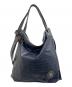 PELLE BORSA（ペレボルサ）の古着「3Way リュック/クロスボディ/ショルダー ミディバッグ Alive 4319」｜ネイビー