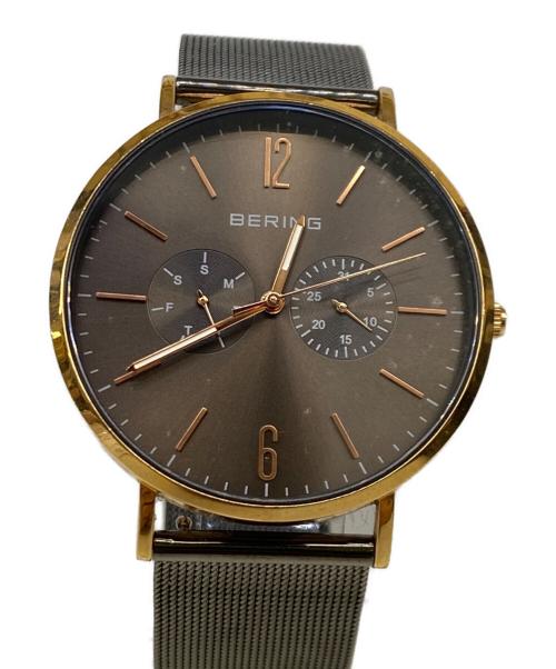 BERING（ベーリング）BERING (ベーリング) 腕時計 ブラウンの古着・服飾アイテム