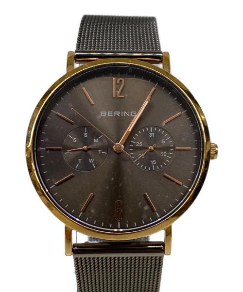 BERING（ベーリング）BERING (ベーリング) 腕時計 ブラウンの古着・服飾アイテム