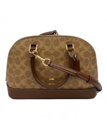 COACH（コーチ）の古着「ミニボストン」｜ブラウン