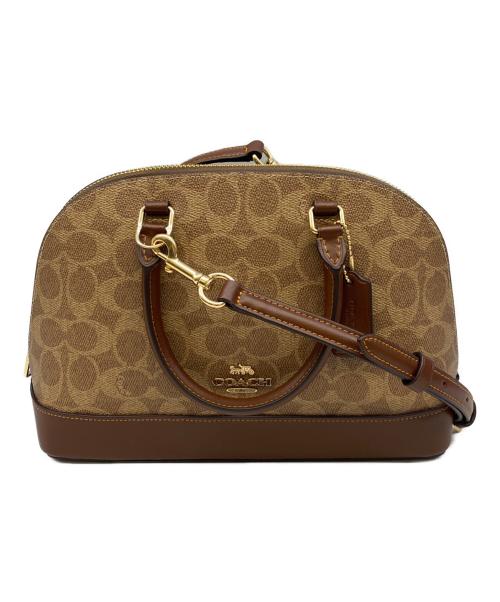 COACH（コーチ）COACH (コーチ) ミニボストン ブラウンの古着・服飾アイテム