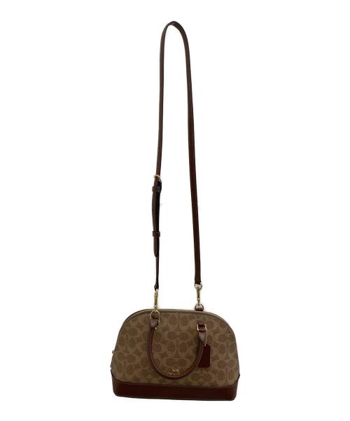 COACH（コーチ）COACH (コーチ) ミニボストン ブラウンの古着・服飾アイテム