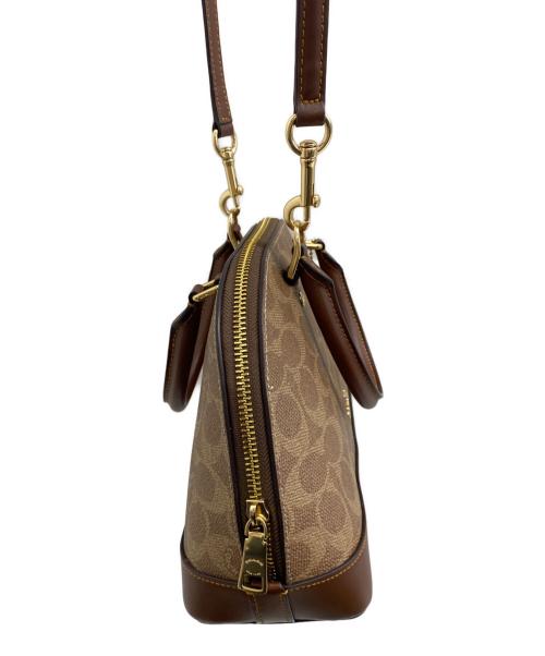 COACH（コーチ）COACH (コーチ) ミニボストン ブラウンの古着・服飾アイテム