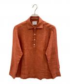 BEAMSビームス）の古着「21SS Brilla per il gusto/LINEN PULLOVER SHIRTS」｜レッド