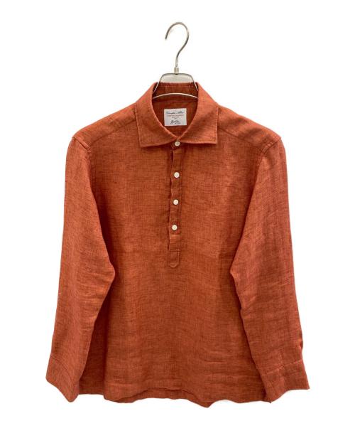 BEAMS（ビームス）BEAMS (ビームス) 21SS Brilla per il gusto/LINEN PULLOVER SHIRTS レッド サイズ:Mの古着・服飾アイテム