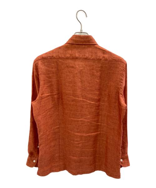 BEAMS（ビームス）BEAMS (ビームス) 21SS Brilla per il gusto/LINEN PULLOVER SHIRTS レッド サイズ:Mの古着・服飾アイテム