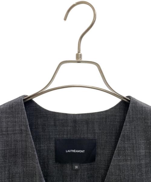 LAUTRE AMONT（ロートレアモン）LAUTRE AMONT (ロートレアモン) ベスト グレー サイズ:38の古着・服飾アイテム