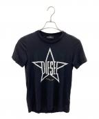 DIESELディーゼル）の古着「半袖カットソー」｜ブラック