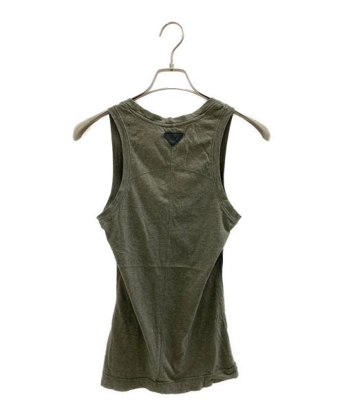 DIESEL（ディーゼル）DIESEL (ディーゼル) タンクトップ カーキ サイズ:XSの古着・服飾アイテム