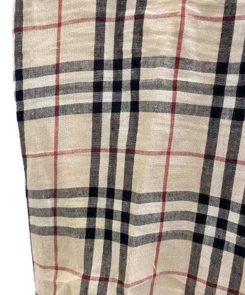 BURBERRY（バーバリー）BURBERRY (バーバリー) リネンパンツ ベージュ サイズ:UK 12の古着・服飾アイテム