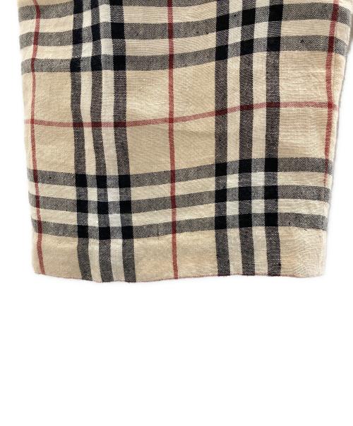 BURBERRY（バーバリー）BURBERRY (バーバリー) リネンパンツ ベージュ サイズ:UK 12の古着・服飾アイテム