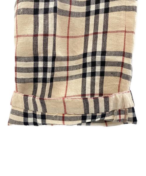 BURBERRY（バーバリー）BURBERRY (バーバリー) リネンパンツ ベージュ サイズ:UK 12の古着・服飾アイテム