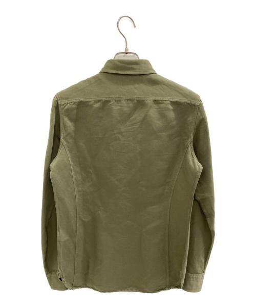 TOM FORD（トムフォード）TOM FORD (トムフォード) リネンコットンBDユーティリティシャツ グリーン サイズ:170/88Aの古着・服飾アイテム