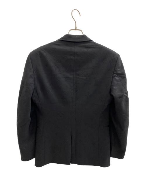 LOUIS VUITTON（ルイ ヴィトン）LOUIS VUITTON (ルイ ヴィトン) 19AW モノグラムエンボス ピークドラペル シングルジャケット ブラック サイズ:46(L)の古着・服飾アイテム