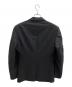 LOUIS VUITTON (ルイ ヴィトン) 19AW モノグラムエンボス ピークドラペル シングルジャケット ブラック サイズ:46(L)：120000円