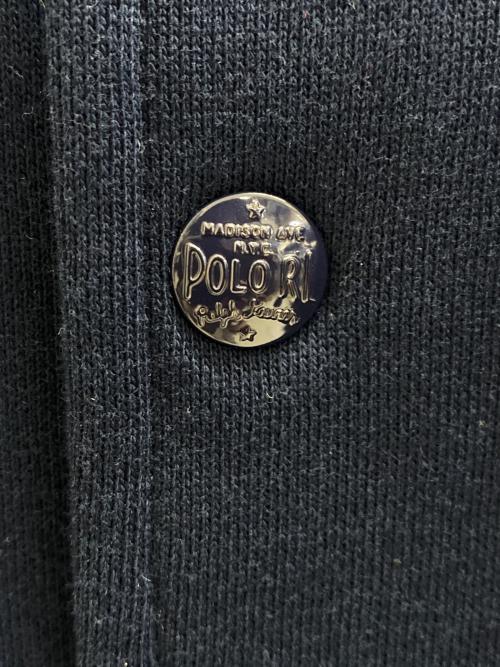 POLO RALPH LAUREN（ポロ・ラルフローレン）POLO RALPH LAUREN (ポロ・ラルフローレン) スウェットブルゾン グレー×ネイビー サイズ:XXLの古着・服飾アイテム