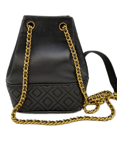 TORY BURCH（トリーバーチ）TORY BURCH (トリーバーチ) チェーンショルダーポーチ ブラックの古着・服飾アイテム