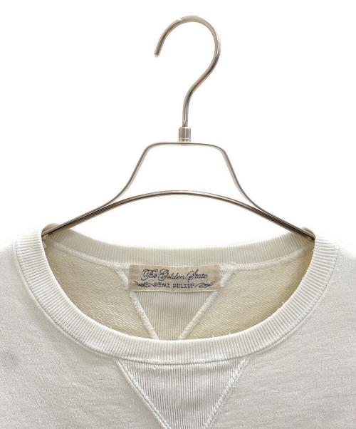 REMI RELIEF（レミレリーフ）REMI RELIEF (レミレリーフ) スウェット アイボリー サイズ:Lの古着・服飾アイテム