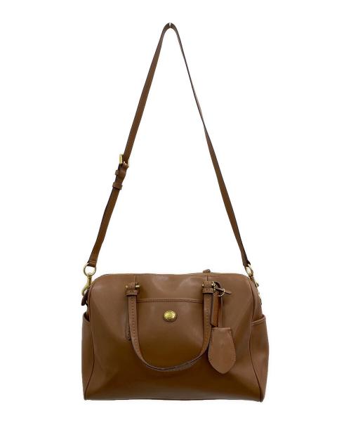 COACH（コーチ）COACH (コーチ) サッチェルバッグ ブラウンの古着・服飾アイテム