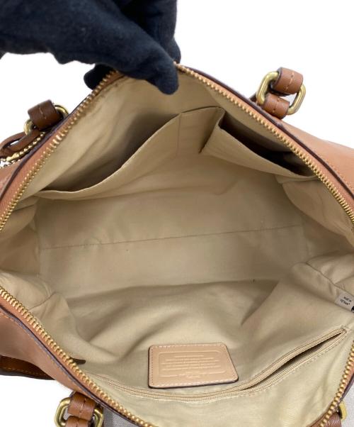 COACH（コーチ）COACH (コーチ) サッチェルバッグ ブラウンの古着・服飾アイテム