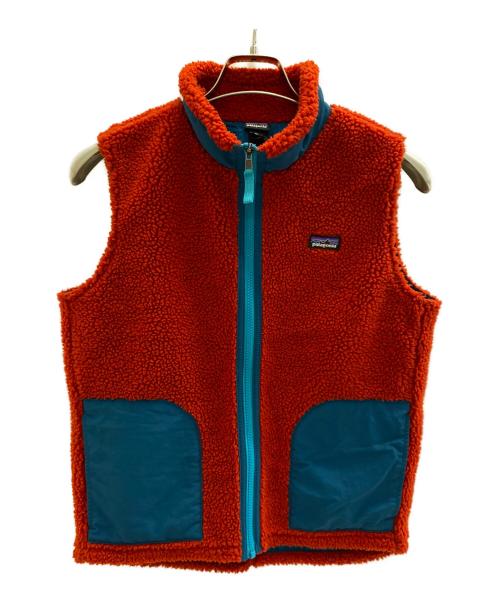 Patagonia（パタゴニア）Patagonia (パタゴニア) フリースベスト レッド×ブルー サイズ:XLの古着・服飾アイテム