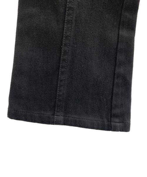 BURBERRY BLACK LABEL（バーバリーブラックレーベル）BURBERRY BLACK LABEL (バーバリーブラックレーベル) スキニーフレアパンツ ブラック サイズ:38の古着・服飾アイテム