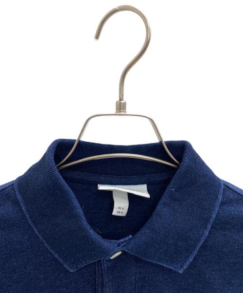 LACOSTE（ラコステ）LACOSTE (ラコステ) 鹿の子インディゴ染めポロシャツ ネイビー サイズ:Sの古着・服飾アイテム