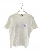 stussyステューシー）の古着「SSロゴTee」｜ホワイト