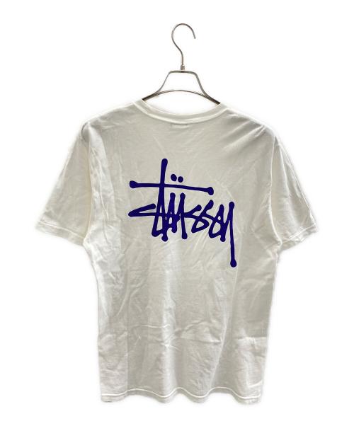 stussy（ステューシー）stussy (ステューシー) SSロゴTee ホワイト サイズ:Mの古着・服飾アイテム