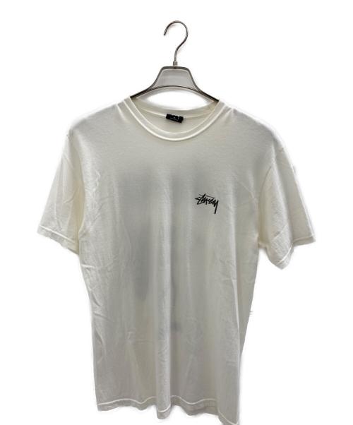 stussy（ステューシー）stussy (ステューシー) 半袖カットソー ホワイト サイズ:Mの古着・服飾アイテム