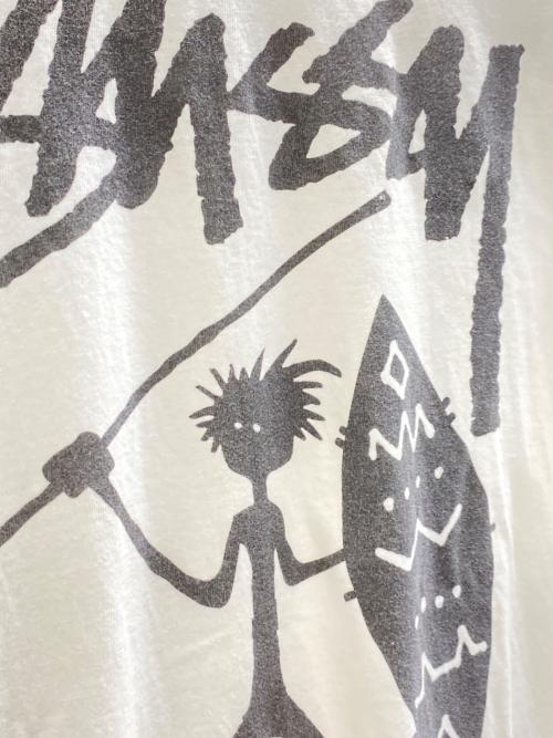 stussy（ステューシー）stussy (ステューシー) 半袖カットソー ホワイト サイズ:Mの古着・服飾アイテム